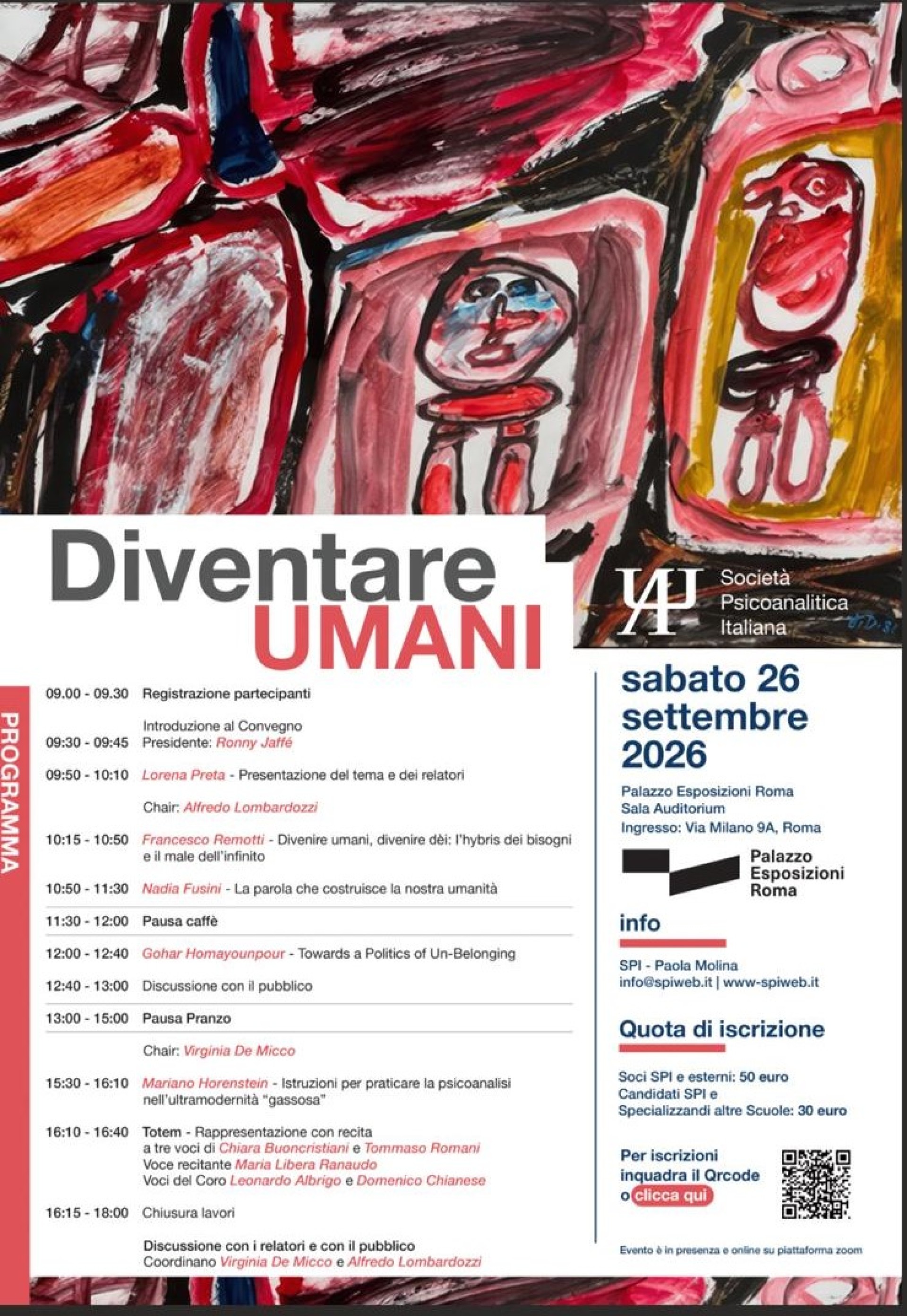 Palazzo Esposizioni Roma Sala Auditorium - evento in presenza e in remoto - ore 09:00 / 18:00